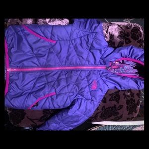 Child’s the north face reversible jacket